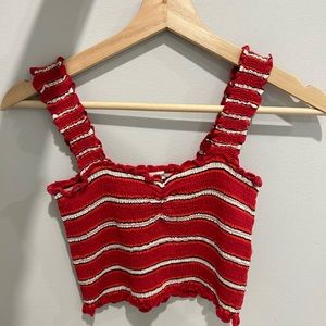 EUC - Billabong striped ribbed tank size S